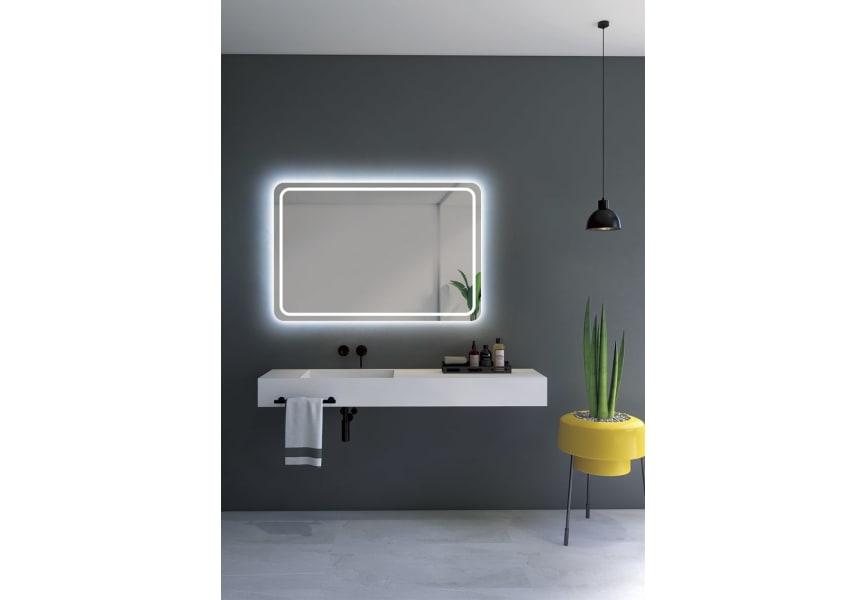 Miroir de salle de bain avec éclairage LED Austria Ledimex environnement 9