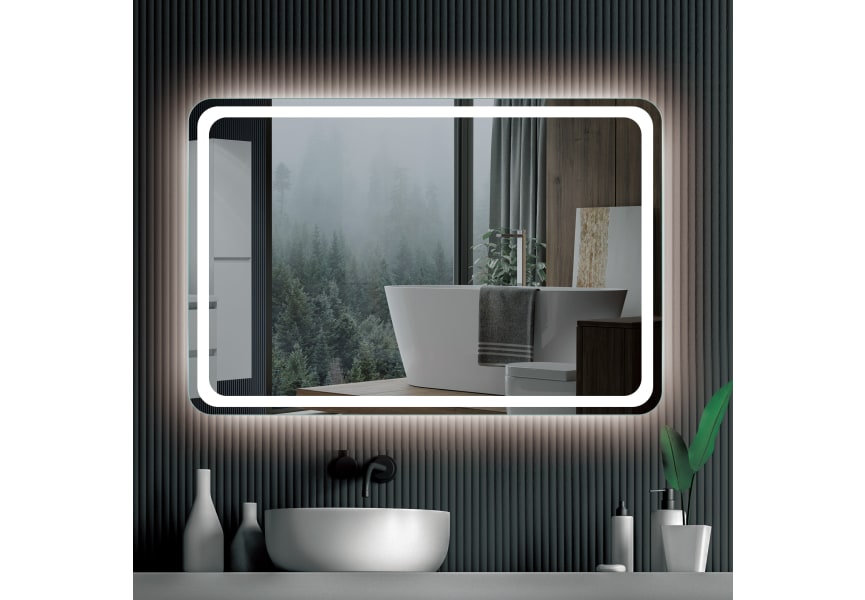 Miroir de salle de bain avec éclairage LED Austria Ledimex principal 2