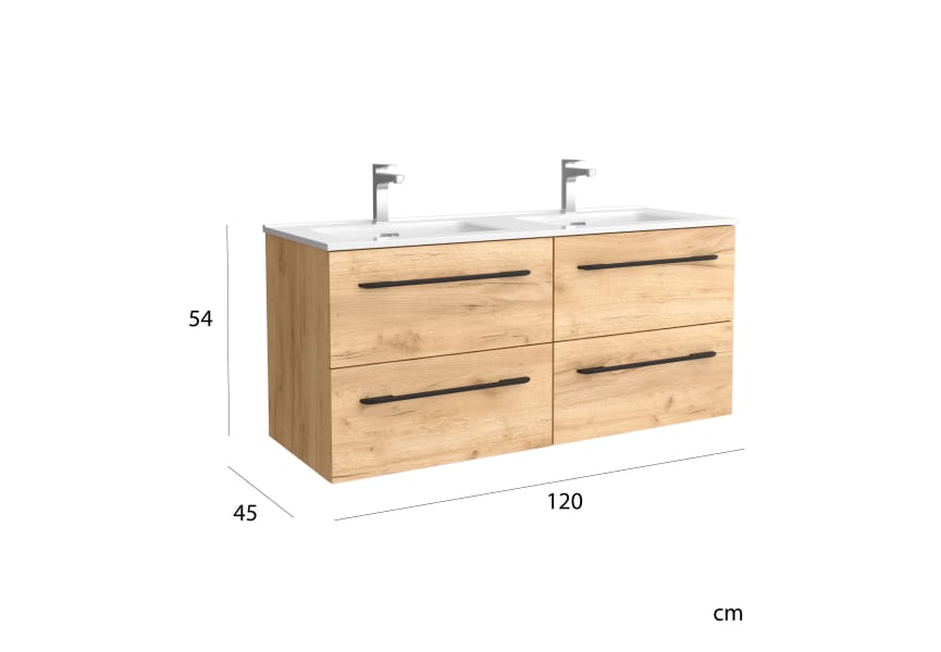 Ensemble meuble-lavabo Morai Salgar croquis 7