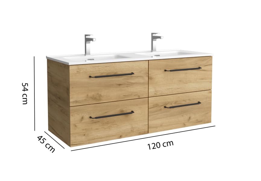 Ensemble meuble-lavabo Morai Salgar croquis 7