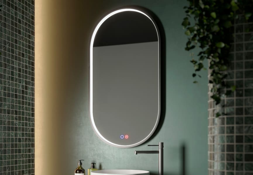 Miroir de salle de bain avec éclairage LED Rio Ledimex principal 0