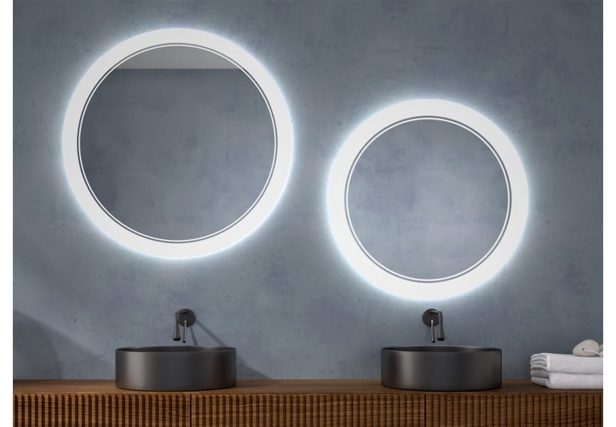 Lampedusa Eurobath Miroir de salle de bains avec éclairage LED principal 0