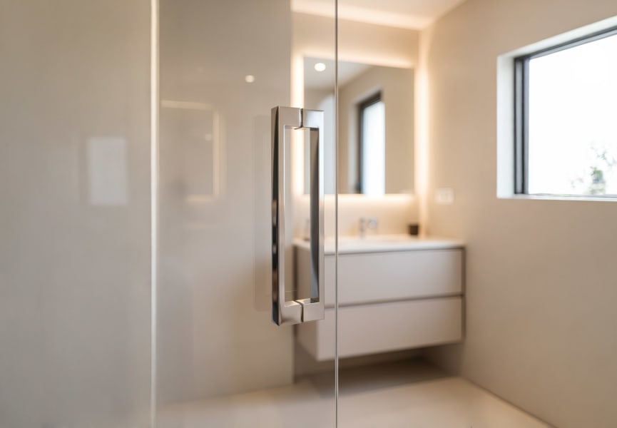 Paroi de douche sur mesure New Sabik Bruntec détail 3