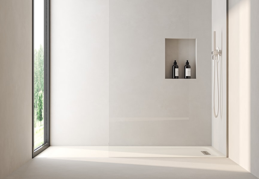 Receveurs de douche en résine Veryk Baños 10 environnement 16