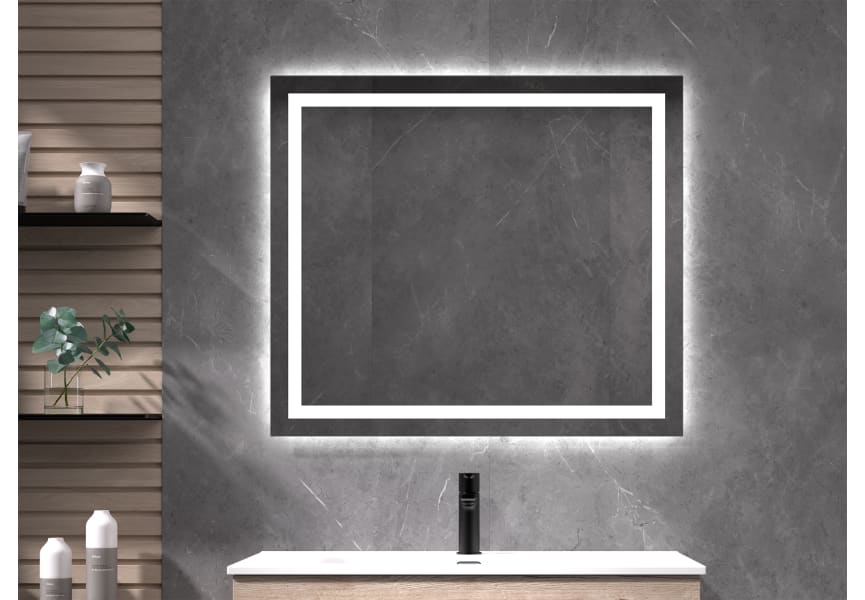 Miroir de salle de bains avec éclairage LED Cíes Eurobath principal 0