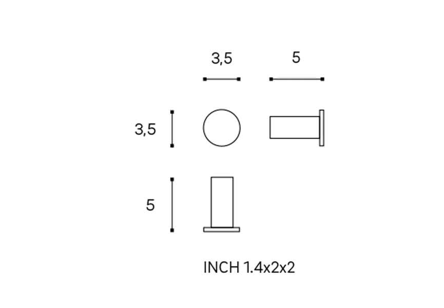 Cintre de salle de bain de salle de bain Architect S+ Cosmic croquis 21