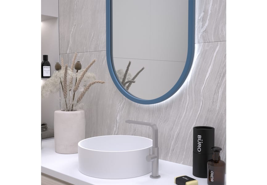 Miroir de salle de bains avec éclairage LED Corcega Eurobath détail 10