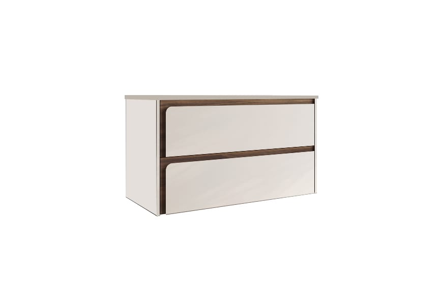 Meuble de salle de bains avec plan de toilette en bois Índico Visobath principal 6