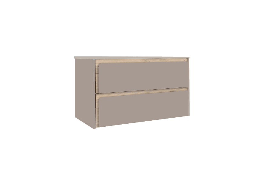 Meuble de salle de bains avec plan de toilette en bois Índico Visobath principal 7