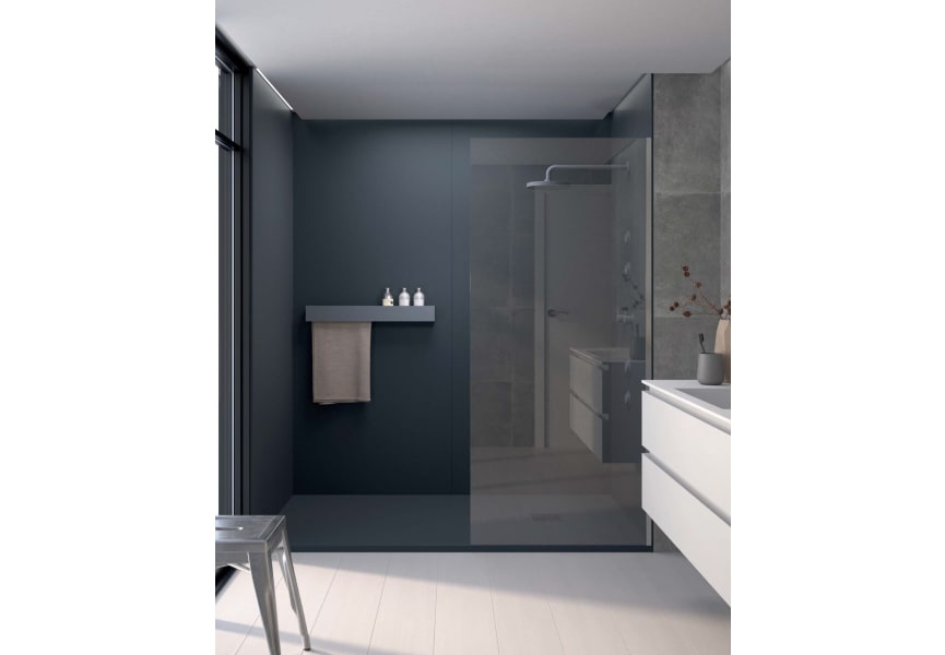 Receveur de douche en résine Basalto Doccia environnement 11