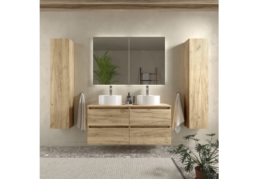 Meuble de salle de bain avec vasque à poser Bequia Salgar principal 0
