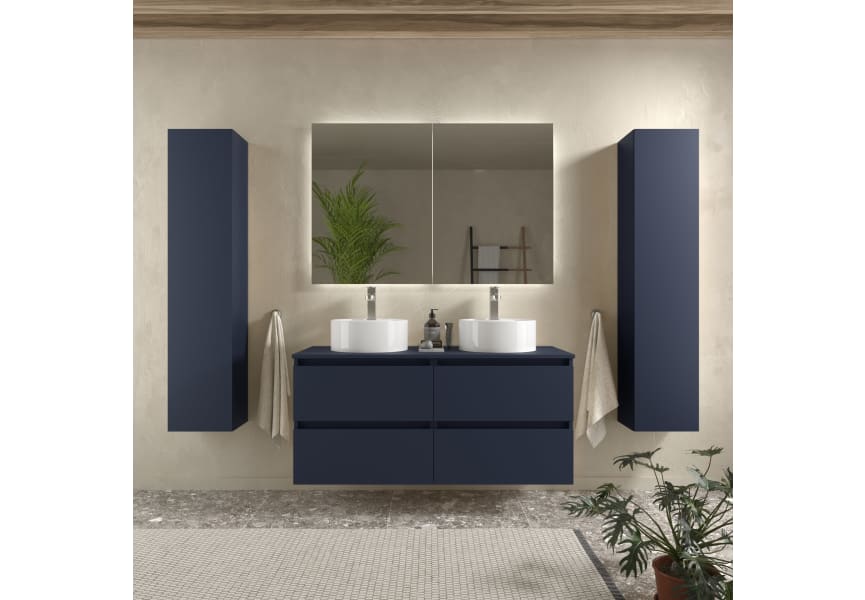 Meuble de salle de bain avec vasque à poser Bequia Salgar principal 4