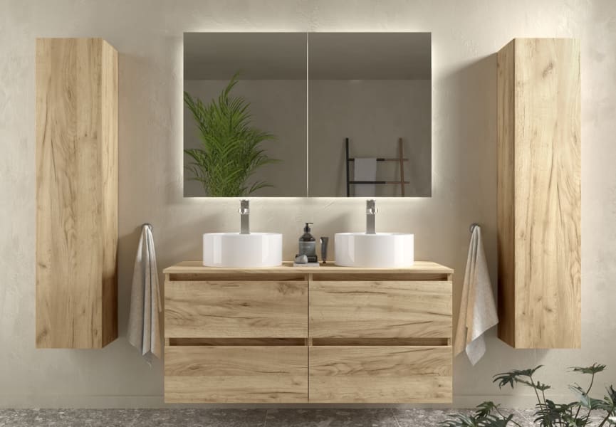 Meuble de salle de bain avec vasque à poser Bequia Salgar principal 0