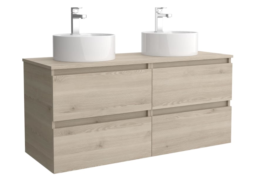 Meuble de salle de bain avec vasque à poser Bequia Salgar détail 6