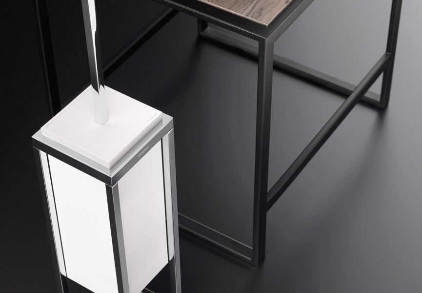 Bathroom Toilette brush set The Grid Cosmic détail 1