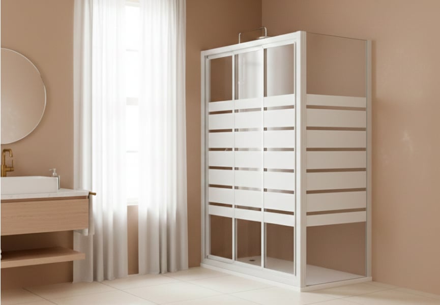 Paroi de douche Demi Profiltek principal 3