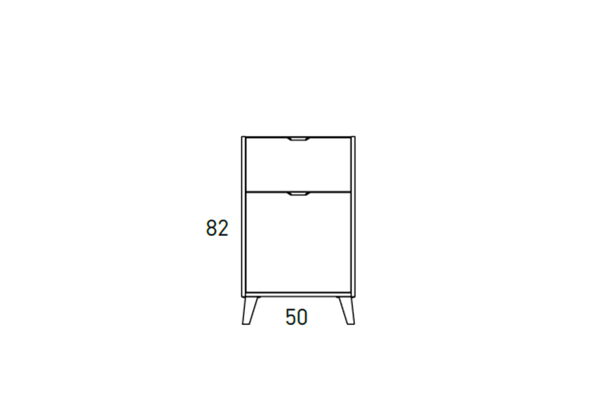 Ensemble meuble de salle de bains profondeur réduite 35,5 cm avec lavabo Midi Visobath sur plan de travail croquis 15