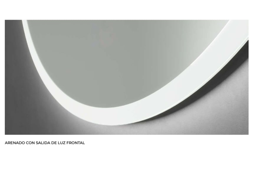 Miroir de salle de bain avec éclairage LED Bélgica Ledimex détail 6