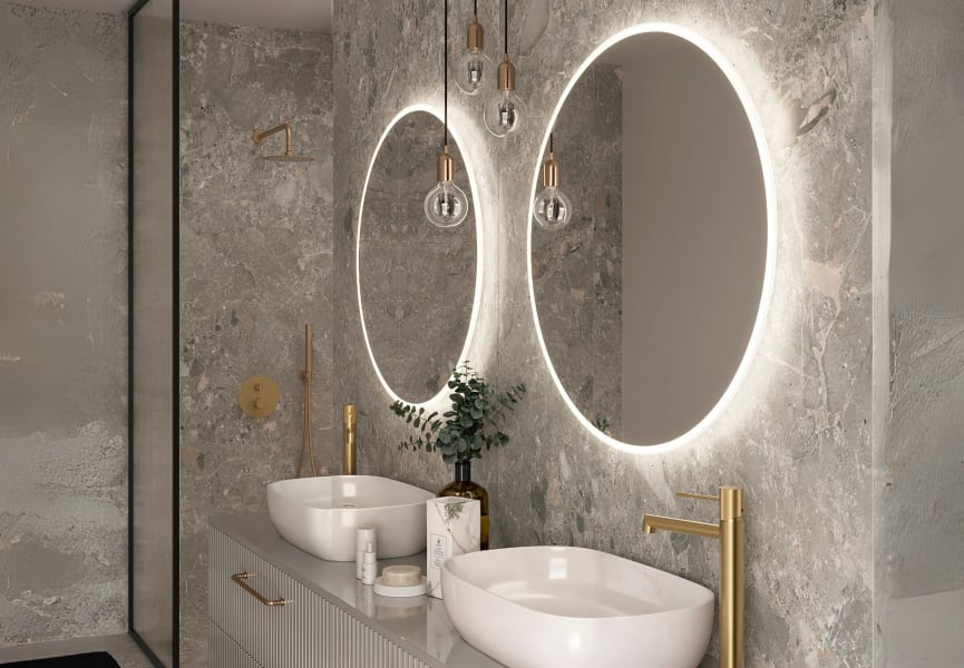 Miroir de salle de bain avec éclairage LED Bélgica Ledimex principal 0