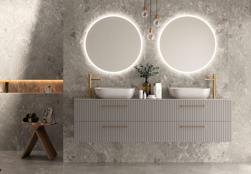 Miroir de salle de bain avec éclairage LED Bélgica Ledimex principal 1