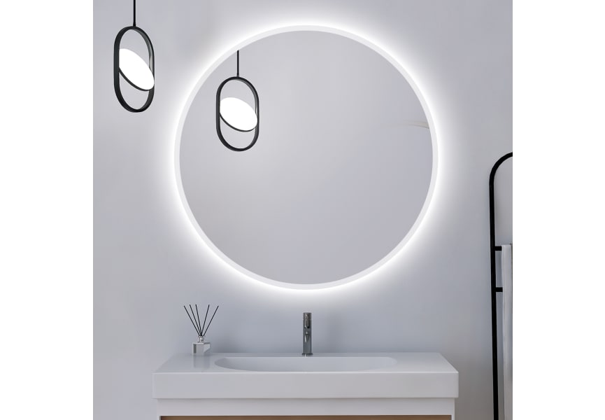 Miroir de salle de bain avec éclairage LED Bélgica Ledimex principal 3