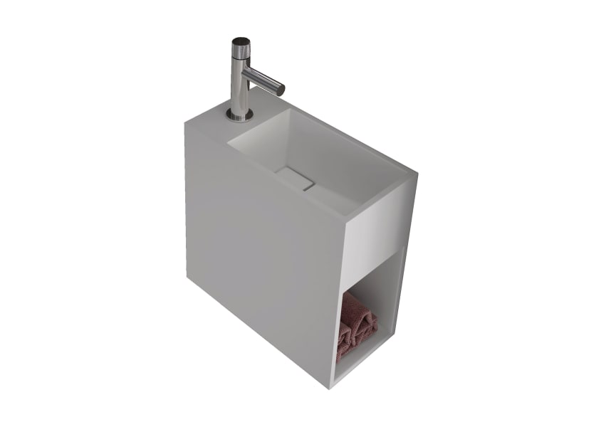 Art and Bath Jazz vasque suspendue avec fond réduit principal 1