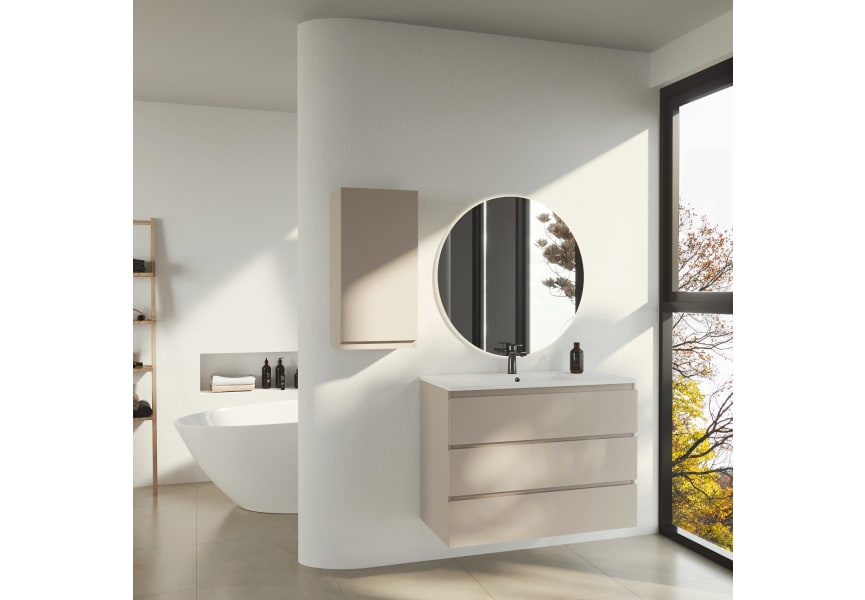 Meubles de salle de bains laqué Vilma Bruntec principal 1