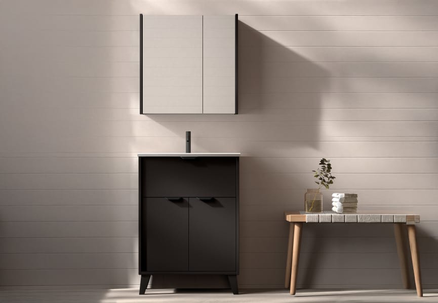 Ensemble de meubles de salle de bains profondeur réduite 35,5 cm Midi Visobath principal 1