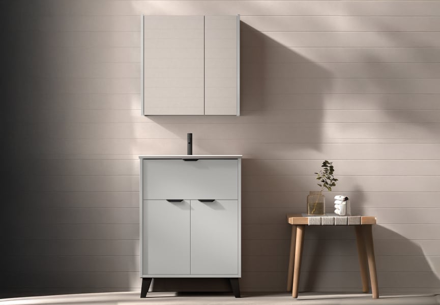 Ensemble de meubles de salle de bains profondeur réduite 35,5 cm Midi Visobath principal 2