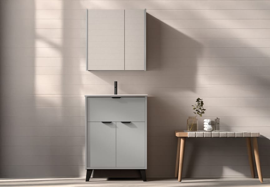 Ensemble de meubles de salle de bains profondeur réduite 35,5 cm Midi Visobath principal 5