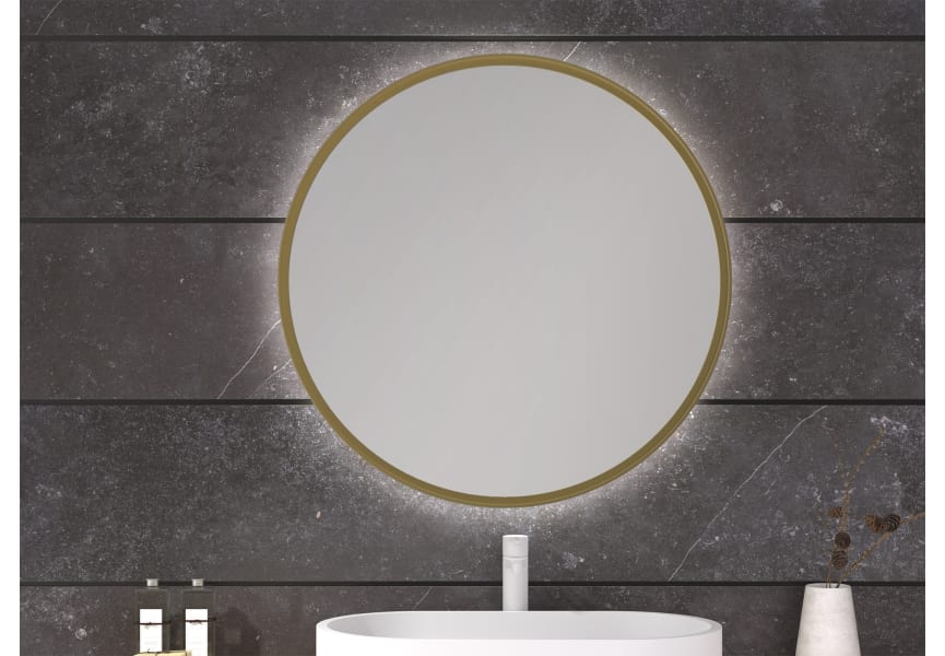 Miroir de salle de bains avec éclairage LED Bequia Eurobath principal 2