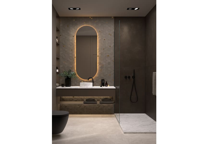 Eurobath Borneo miroir de salle de bain avec éclairage LED principal 5