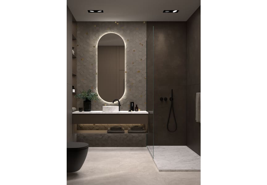 Eurobath Borneo miroir de salle de bain avec éclairage LED principal 4