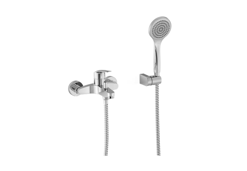 Robinetterie encastrée pour baignoire et douche Base Plus Tres principal 0