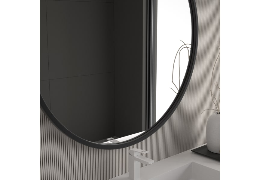 Miroir de salle de bains Leyte, Eurobath détail 12