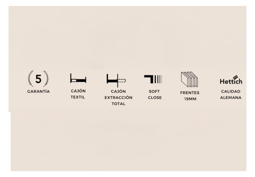 Ensemble de meubles de salle de bains Roma Bruntec option 5