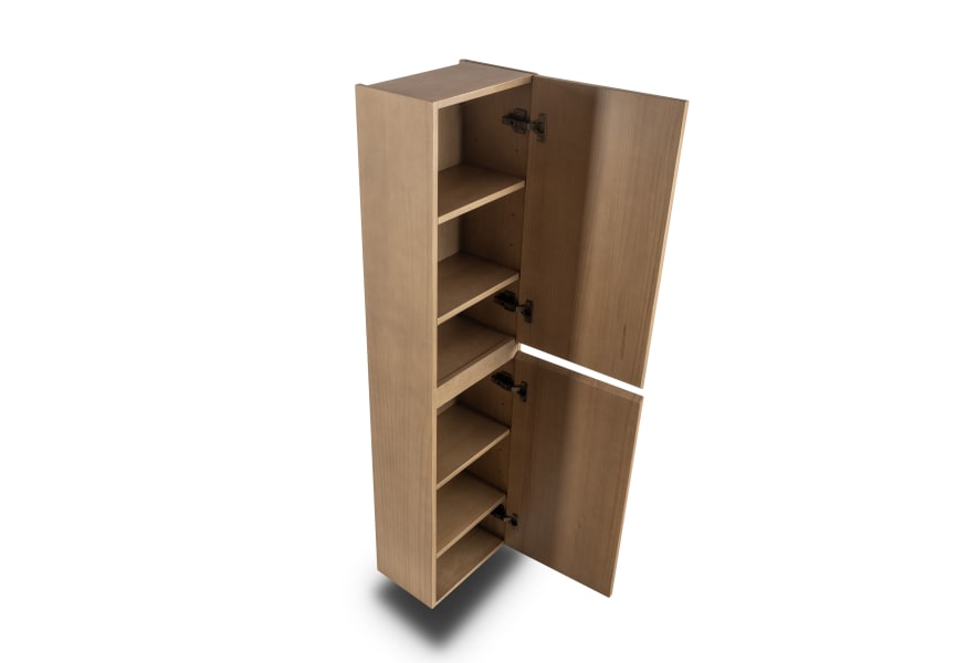 Colonne de salle de bains rainurée en bois massif Alpes 5 Bruntec détail 5