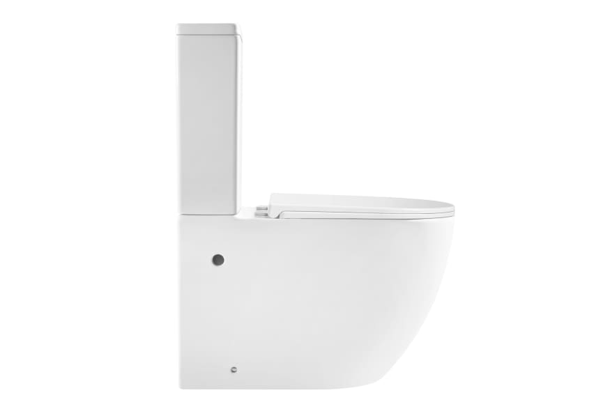 Ensemble toilette + bidet Bruntec Roundy détail 1
