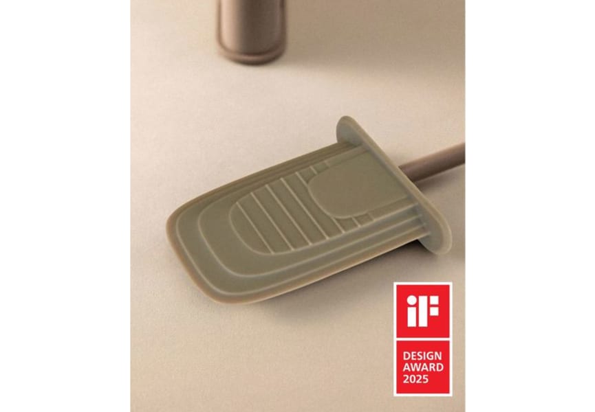 Cosmic Combi Flat porte-balai de toilette avec porte-rouleau détail 3