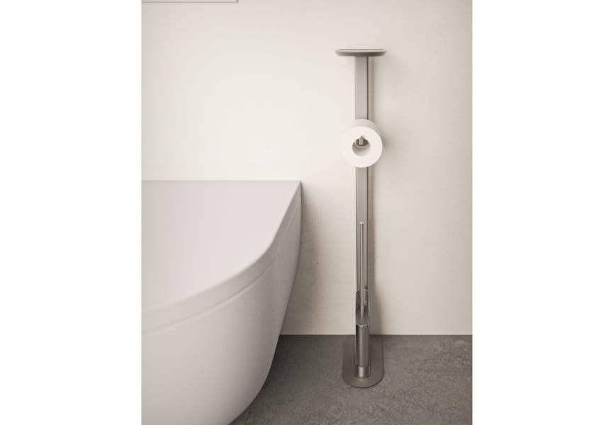 Cosmic Combi Flat porte-balai de toilette avec porte-rouleau environnement 5