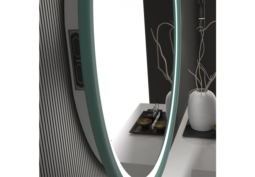 Miroir de salle de bains avec éclairage LED Maldivas Eurobath détail 11