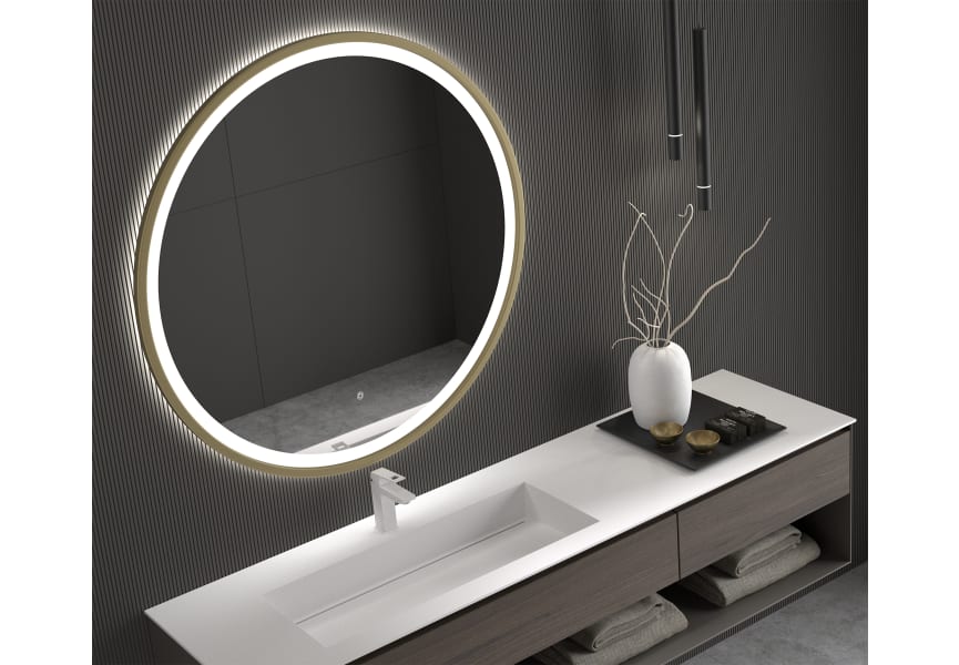Miroir de salle de bains avec éclairage LED Maldivas Eurobath principal 1