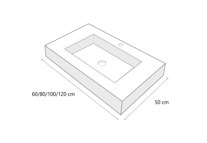 Vasque à poser Amy Bruntec croquis 4