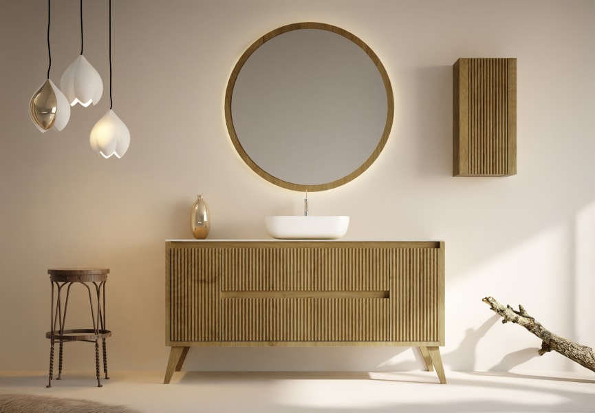 Meuble de salle de bains avec plan de toilette Alpes 13 Bruntec principal 0