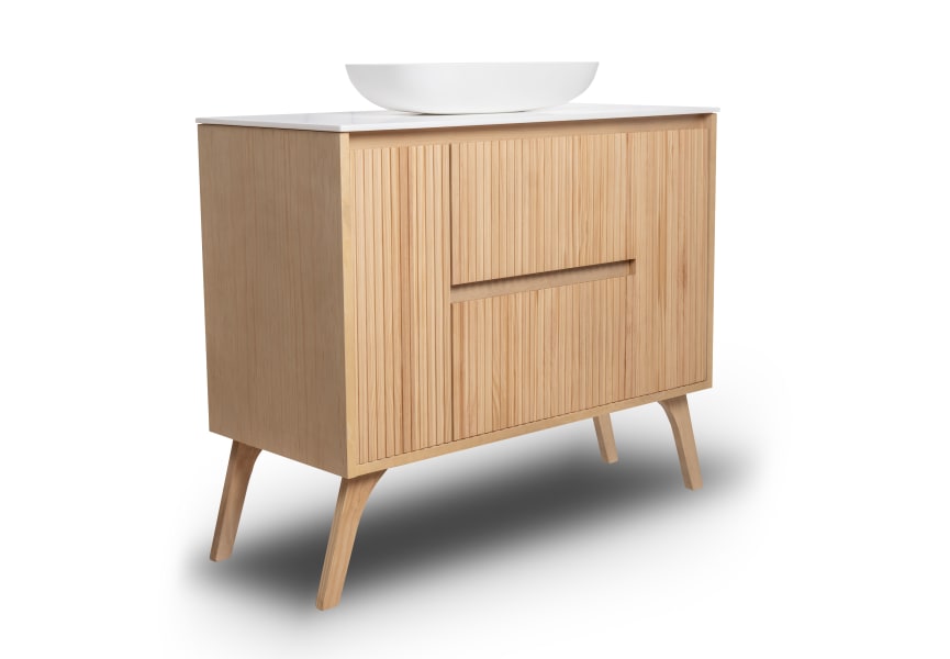 Meuble de salle de bains avec plan de toilette Alpes 13 Bruntec détail 2