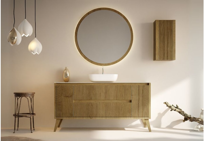 Meuble de salle de bains avec plan de toilette Alpes 13 Bruntec principal 0
