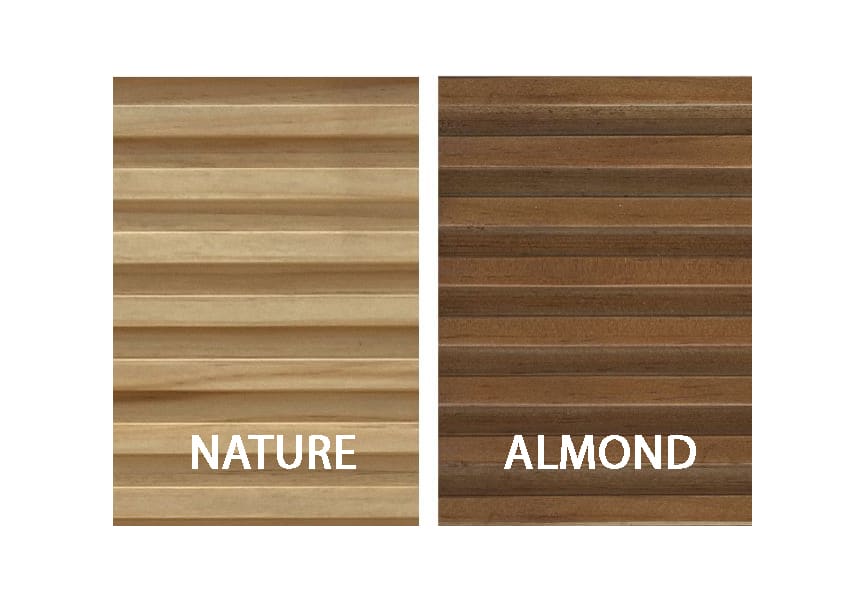 Meuble de salle de bain en bois massif avec plan de toilette Solid surface Alpes 5 Bruntec option 4