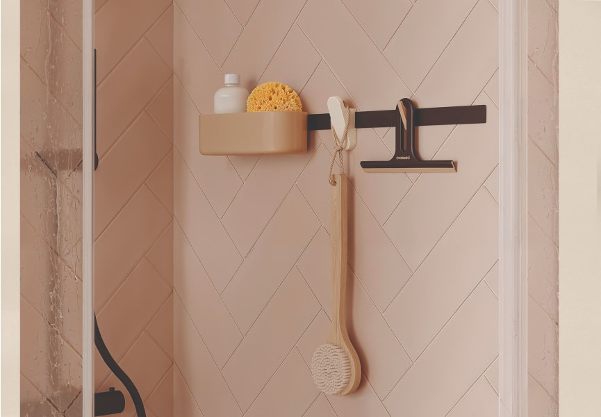Ensemble de douche modulaire avec barre murale Alife par Cosmic principal 0