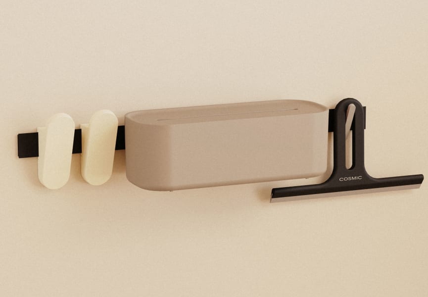 Ensemble de douche modulaire avec barre murale Alife par Cosmic principal 0