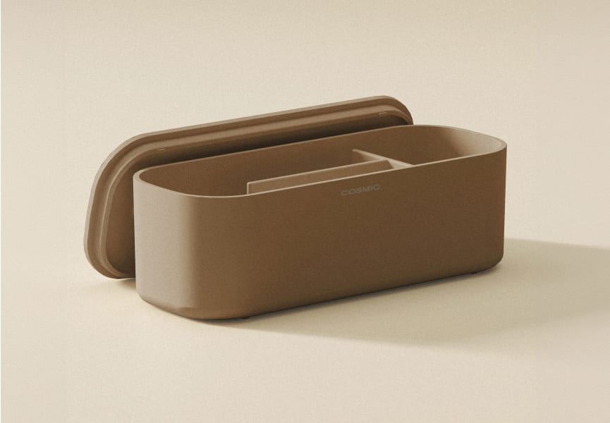 Ensemble de douche modulaire avec barre murale Alife par Cosmic détail 3